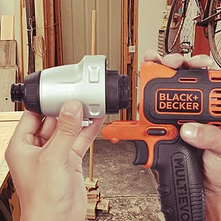 玄関/入り口/ガレージDIY/DIY/電動工具/ガレージライフ/ガレージ...などのインテリア実例 - 2015-12-18 12:09:58