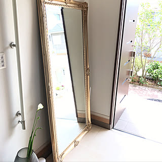 玄関/入り口/フリージア/H&M HOME/スタンドミラー/いつもありがとうございます❤︎...などのインテリア実例 - 2018-03-24 10:34:28