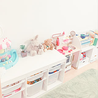 ニトリ カラーボックス 横置きのインテリア実例 Roomclip ルームクリップ