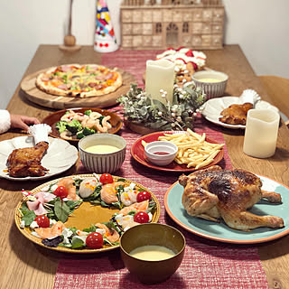 クリスマスご飯のインテリア実例 Roomclip ルームクリップ