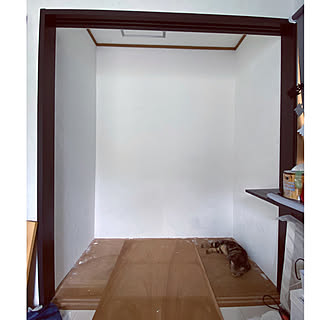 押入れ改造 漆喰壁diyのインテリア 手作りの実例 Roomclip ルームクリップ