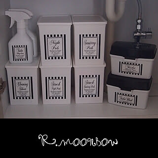 バス/トイレ/掃除用品収納/スプレーボトル/100均収納/100均...などのインテリア実例 - 2018-07-09 00:53:45