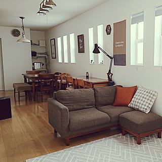 リビング/ソファ/勉強机/ニトリ/狭小住宅...などのインテリア実例 - 2020-02-06 16:03:45