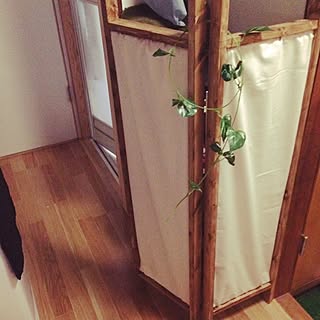 100均 パーテーション手作りのインテリア実例 Roomclip ルームクリップ