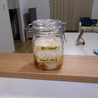 キッチン/お隣さん/シンプルインテリア/新玉ねぎ/旗竿地...などのインテリア実例 - 2019-05-06 19:23:39