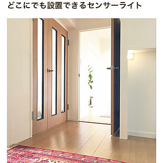 センサーライト/IKEA/うれしいです/ありがとうございます/RoomClip mag 掲載/RoomClip mag...などのインテリア実例 - 2019-04-29 22:18:08