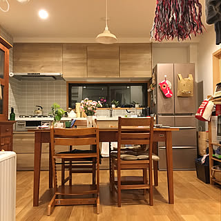 リノベーション 壁付けキッチンのインテリア レイアウト実例 Roomclip ルームクリップ