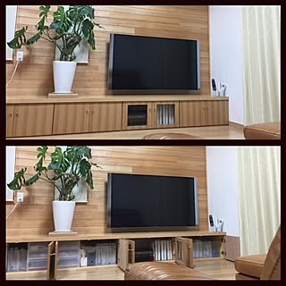 隠す収納 壁掛けテレビのインテリア実例 Roomclip ルームクリップ