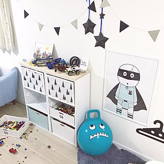 ガーランド 子供の作品のおしゃれなアレンジ 飾り方のインテリア実例 Roomclip ルームクリップ