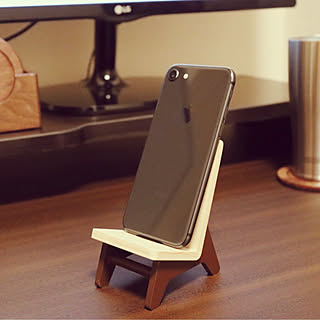 木製スマホスタンドのインテリア実例 Roomclip ルームクリップ