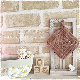 壁/天井/miiさんのドライフラワー*./ハンドメイド/keikoさんの消しゴムはんこ♡/keikoさんの作品*....などのインテリア実例 - 2017-04-21 12:37:10