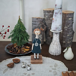 手作りキャンドル クリスマスディスプレイのおしゃれなアレンジ 飾り方のインテリア実例 Roomclip ルームクリップ