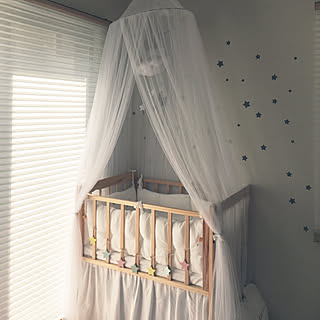 天蓋 ベビーベッドのインテリア実例 Roomclip ルームクリップ