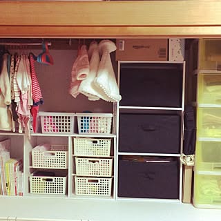 押入れ収納 子供服収納のインテリア実例 Roomclip ルームクリップ
