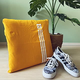 クッション Tシャツリメイクのインテリア実例 Roomclip ルームクリップ