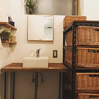 Diy 洗面ボウルのインテリア 手作りの実例 Roomclip ルームクリップ