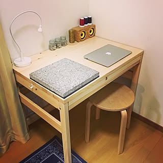 ハンドメイド 無印良品 テーブルのおしゃれなアレンジ 飾り方のインテリア実例 Roomclip ルームクリップ