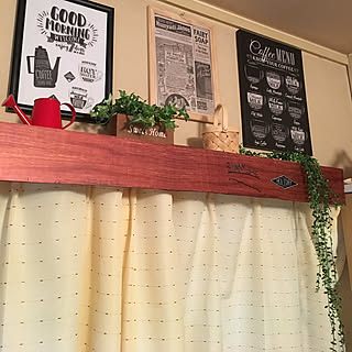 キッチン/カーテンボックスDIY/いいね!フォロー本当に感謝です(^人^)/団地でも諦めない!/雑貨だいすき♡...などのインテリア実例 - 2017-09-21 18:07:05