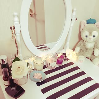 机/フェアリーライト/DAISO&セリア&雑貨/フランフラン/ドレッサー...などのインテリア実例 - 2016-04-26 18:15:21