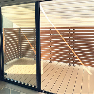 ウッドデッキ 目隠しフェンスのインテリア実例 Roomclip ルームクリップ