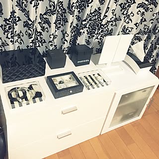 棚/化粧品、アクセ、小物/モノトーンのインテリア実例 - 2015-06-23 20:13:52