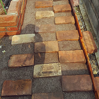 アンティークレンガ 固まる土のインテリア実例 Roomclip ルームクリップ