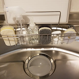 キッチン/スポンジ置き場/猫の食器洗い/軽いまな板/一人暮らし...などのインテリア実例 - 2020-01-24 08:40:07