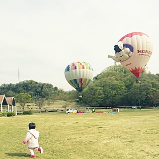 バルーンフェスタ/気球/気球好き/アシモ/春が来た♡...などのインテリア実例 - 2016-04-23 08:39:55