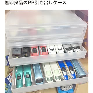 プラレール収納 ポリプロピレン収納のインテリア実例 Roomclip ルームクリップ
