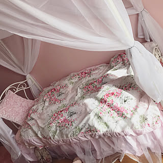 天蓋付きベッドのインテリア実例 Roomclip ルームクリップ