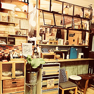 キッチン/男前/coffeetime/いいね!ありがとうございます◡̈♥︎/フォローありがとうございます♪...などのインテリア実例 - 2017-11-22 01:25:55