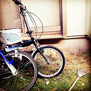 いつもいいね!ありがとうございます♪/DIY/カフェ風インテリア/使わなくなった自転車/芝刈り...などのインテリア実例 - 2018-12-04 12:47:12