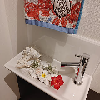 ハワイアン プルメリア造花のインテリア実例 Roomclip ルームクリップ