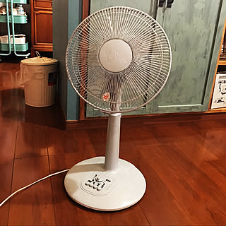 リビング/リメイク/扇風機 塗装‼︎/扇風機リメイク/扇風機...などのインテリア実例 - 2018-06-10 19:20:54
