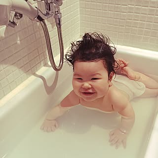 子供と暮らす ベビーバス代用のインテリア実例 Roomclip ルームクリップ