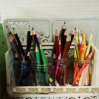 色鉛筆収納のインテリア実例 Roomclip ルームクリップ