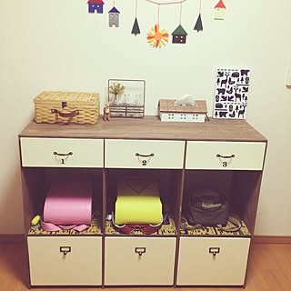 Diy ランドセルラックのインテリア 手作りの実例 Roomclip ルームクリップ