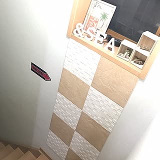 壁/天井/アルファベットオブジェ/セリア雑貨リメイク★/!!!!!アホ仲間!!!!!/フェイクに水あげ隊...などのインテリア実例 - 2017-04-18 18:32:49