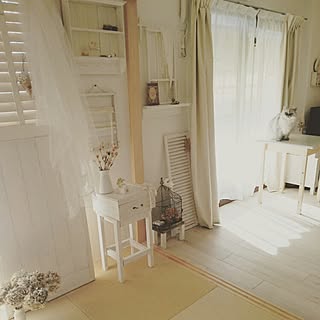 ホワイトインテリア/ナチュラルフレンチ/ナチュラルインテリア/DIY/ハンドメイド...などのインテリア実例 - 2015-11-07 06:40:08