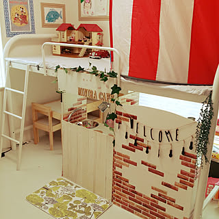 部屋全体/ままごとキッチン/カーマ/ままごとキッチンDIY/セリアリメイクシート...などのインテリア実例 - 2017-07-24 14:40:39