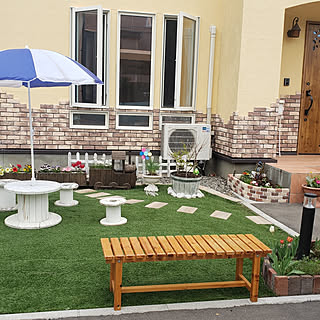 庭 汽車ポッポのおしゃれなインテリアコーディネート レイアウトの実例 Roomclip ルームクリップ