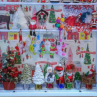 壁/天井/クリスマス/お友達の作ってくれたクリスマスグッズ/カヴァリーニポスター/50×70(B2)サイズ...などのインテリア実例 - 2018-11-06 15:18:54
