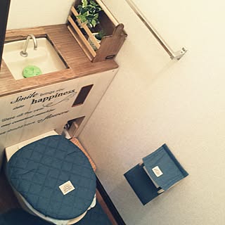 バス/トイレ/賃貸DIY/タンクレス/DIY初心者です。/セリア...などのインテリア実例 - 2016-12-30 11:33:55