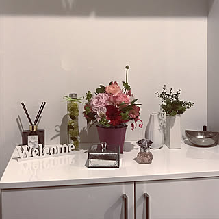 送別会で頂いた花束のインテリア実例 Roomclip ルームクリップ