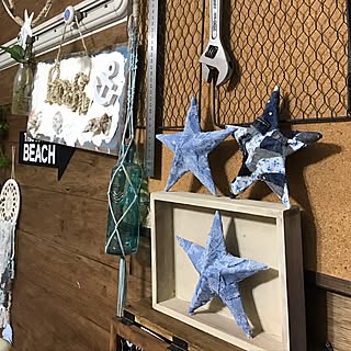 壁/天井/ドリームキャッチャー★/セリア雑貨リメイク★/リビング壁面板壁DIY/!!!!!アホ仲間!!!!!...などのインテリア実例 - 2017-01-06 18:39:21