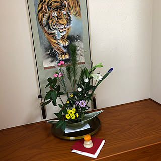 床の間 生花のおしゃれなインテリアコーディネート レイアウトの実例 Roomclip ルームクリップ