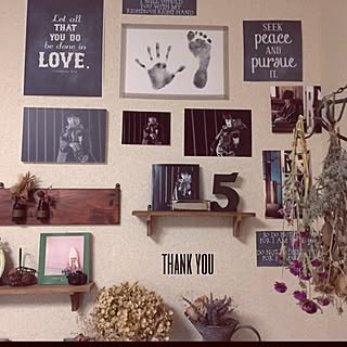 セリア 手形足形のインテリア実例 Roomclip ルームクリップ