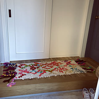 古布/モルタル玄関/ナラ無垢床/玄関マット/リノベーション...などのインテリア実例 - 2020-02-21 08:17:40