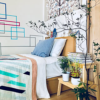 机/NO GREEN NO LIFE/サイドテーブル/色のある暮らし/マリメッコ...などのインテリア実例 - 2018-11-13 21:46:51