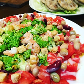 キッチン/おうちごはん/おうちカフェ/ロマネスコ/サラダ...などのインテリア実例 - 2016-08-24 14:55:18